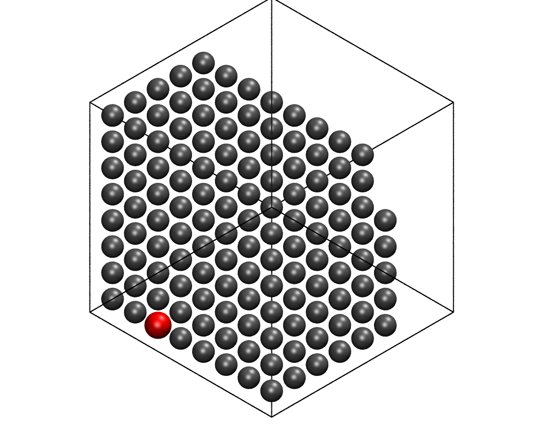 Initial low-density methane configuration